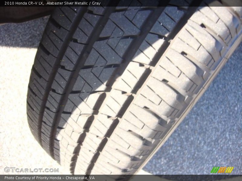 Alabaster Silver Metallic / Gray 2010 Honda CR-V LX