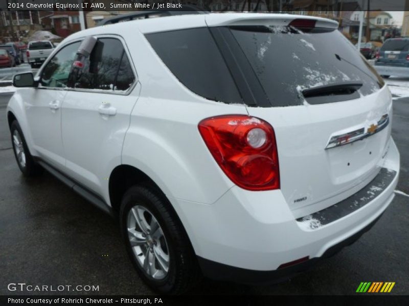 Summit White / Jet Black 2014 Chevrolet Equinox LT AWD