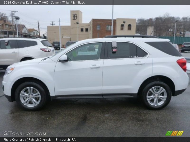 Summit White / Jet Black 2014 Chevrolet Equinox LT AWD