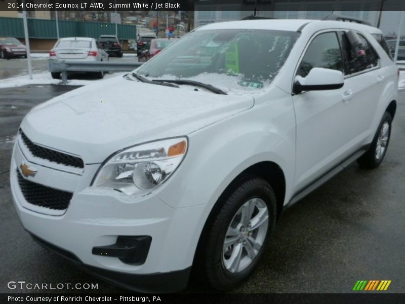 Summit White / Jet Black 2014 Chevrolet Equinox LT AWD