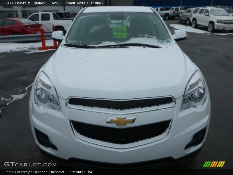 Summit White / Jet Black 2014 Chevrolet Equinox LT AWD