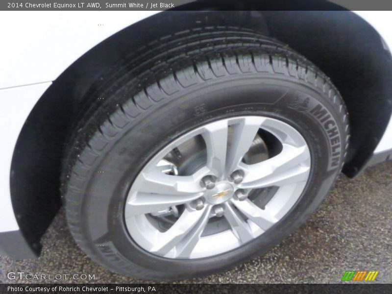 Summit White / Jet Black 2014 Chevrolet Equinox LT AWD