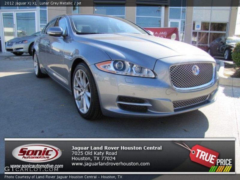 Lunar Grey Metallic / Jet 2012 Jaguar XJ XJ