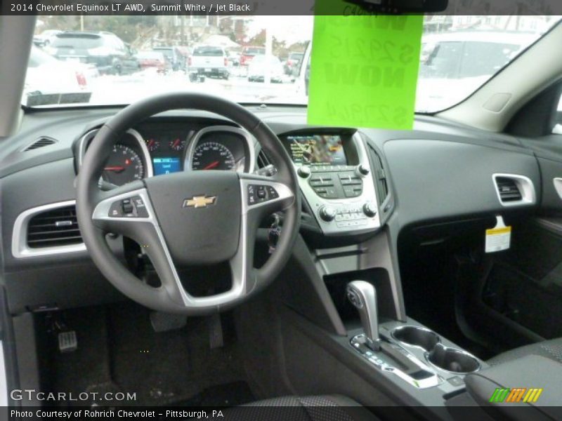 Summit White / Jet Black 2014 Chevrolet Equinox LT AWD
