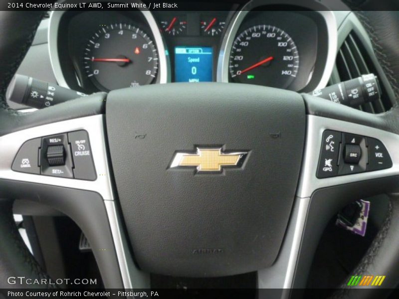 Summit White / Jet Black 2014 Chevrolet Equinox LT AWD