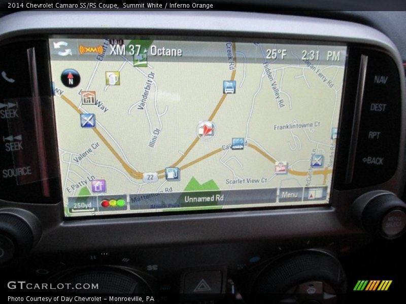 Summit White / Inferno Orange 2014 Chevrolet Camaro SS/RS Coupe