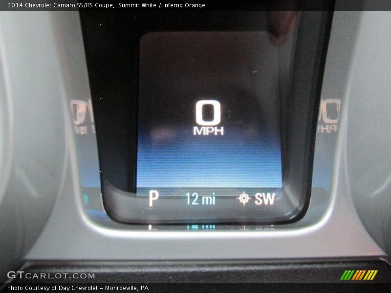 Summit White / Inferno Orange 2014 Chevrolet Camaro SS/RS Coupe