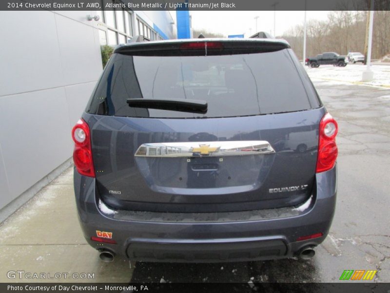 Atlantis Blue Metallic / Light Titanium/Jet Black 2014 Chevrolet Equinox LT AWD