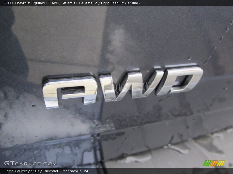 Atlantis Blue Metallic / Light Titanium/Jet Black 2014 Chevrolet Equinox LT AWD
