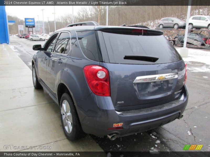 Atlantis Blue Metallic / Light Titanium/Jet Black 2014 Chevrolet Equinox LT AWD