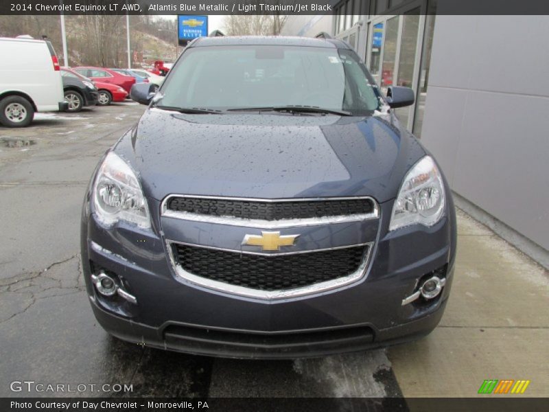 Atlantis Blue Metallic / Light Titanium/Jet Black 2014 Chevrolet Equinox LT AWD