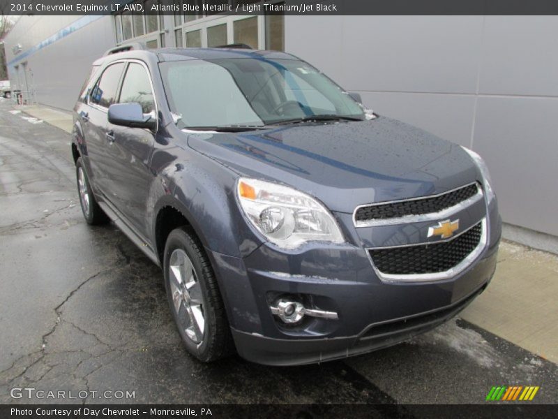 Atlantis Blue Metallic / Light Titanium/Jet Black 2014 Chevrolet Equinox LT AWD