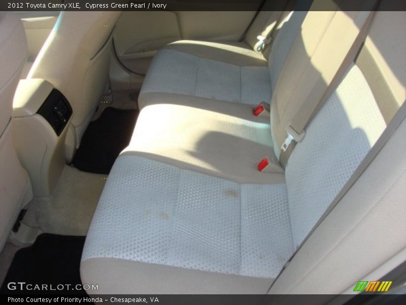 Cypress Green Pearl / Ivory 2012 Toyota Camry XLE