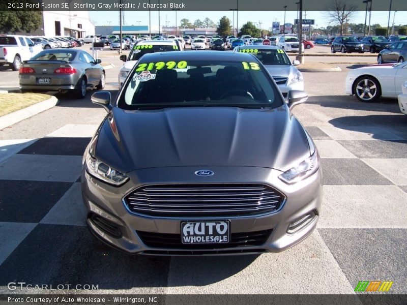 Sterling Gray Metallic / Charcoal Black 2013 Ford Fusion SE