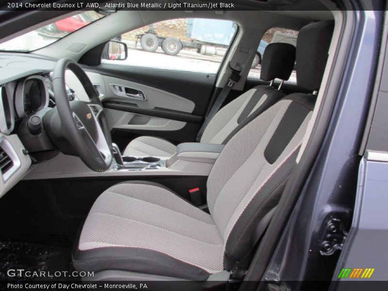 Atlantis Blue Metallic / Light Titanium/Jet Black 2014 Chevrolet Equinox LT AWD