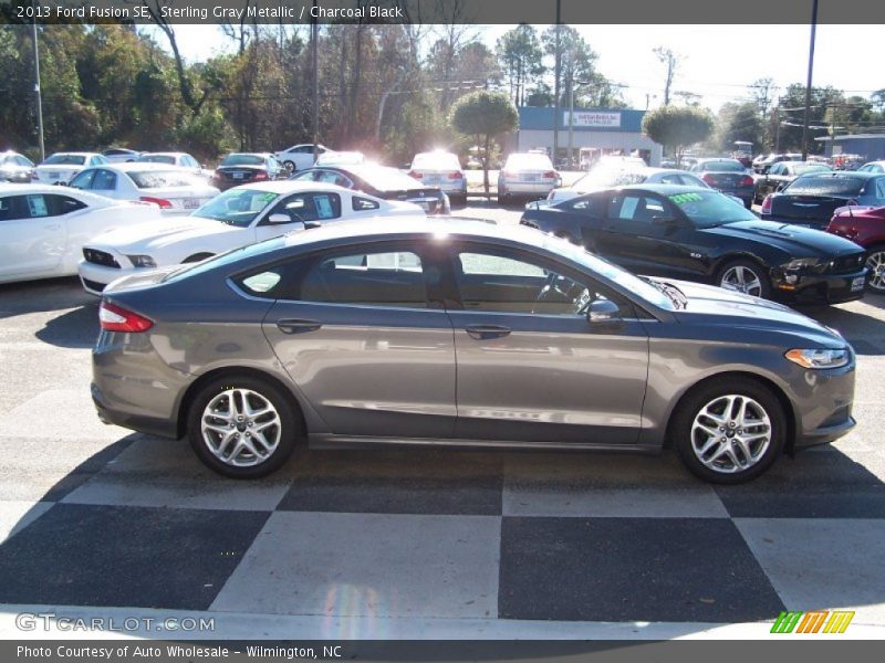 Sterling Gray Metallic / Charcoal Black 2013 Ford Fusion SE
