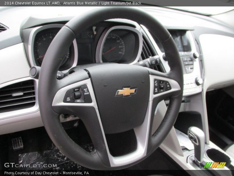 Atlantis Blue Metallic / Light Titanium/Jet Black 2014 Chevrolet Equinox LT AWD