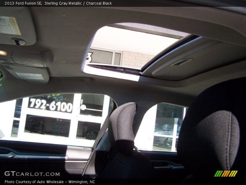 Sterling Gray Metallic / Charcoal Black 2013 Ford Fusion SE