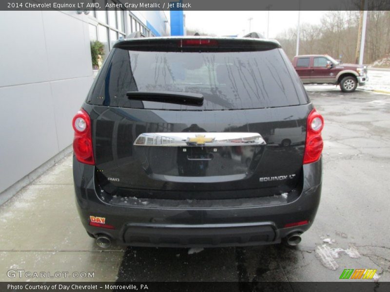 Ashen Gray Metallic / Jet Black 2014 Chevrolet Equinox LT AWD