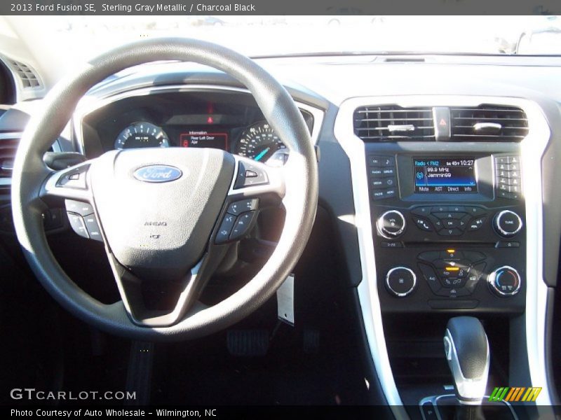 Sterling Gray Metallic / Charcoal Black 2013 Ford Fusion SE