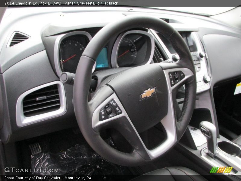 Ashen Gray Metallic / Jet Black 2014 Chevrolet Equinox LT AWD