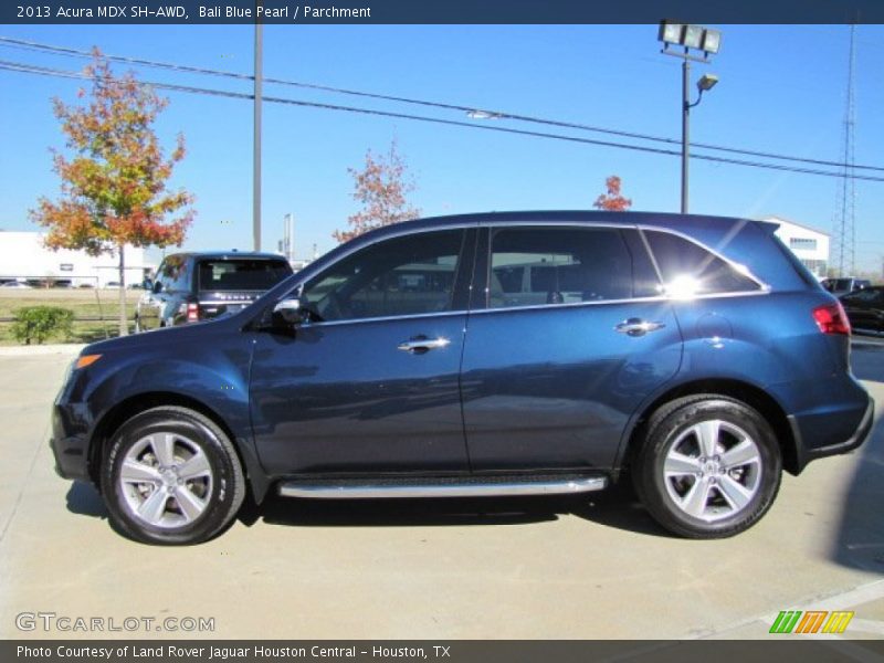 Bali Blue Pearl / Parchment 2013 Acura MDX SH-AWD