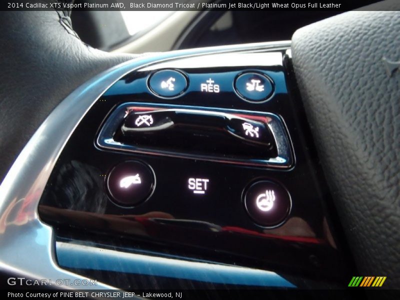 Black Diamond Tricoat / Platinum Jet Black/Light Wheat Opus Full Leather 2014 Cadillac XTS Vsport Platinum AWD