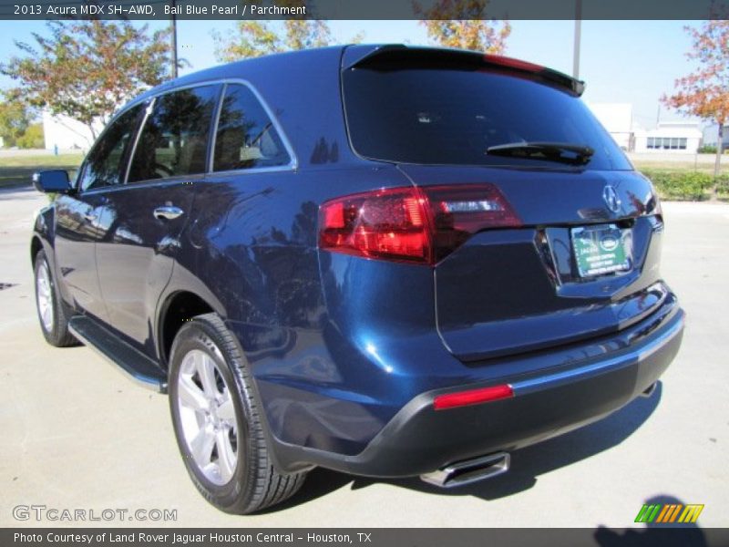 Bali Blue Pearl / Parchment 2013 Acura MDX SH-AWD