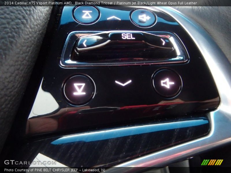Black Diamond Tricoat / Platinum Jet Black/Light Wheat Opus Full Leather 2014 Cadillac XTS Vsport Platinum AWD