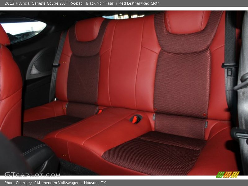 Black Noir Pearl / Red Leather/Red Cloth 2013 Hyundai Genesis Coupe 2.0T R-Spec