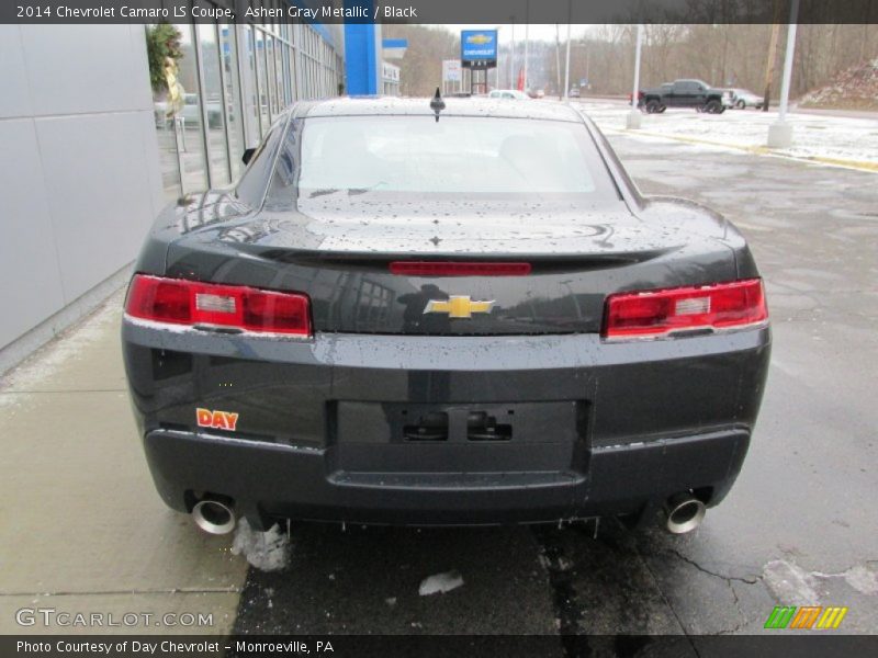 Ashen Gray Metallic / Black 2014 Chevrolet Camaro LS Coupe