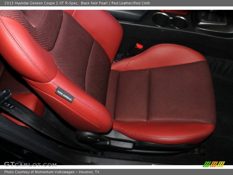 Black Noir Pearl / Red Leather/Red Cloth 2013 Hyundai Genesis Coupe 2.0T R-Spec