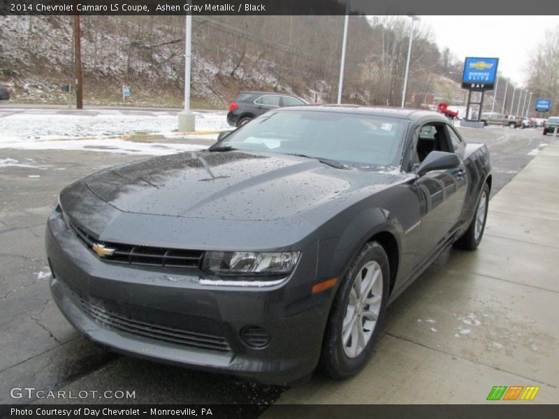 Ashen Gray Metallic / Black 2014 Chevrolet Camaro LS Coupe