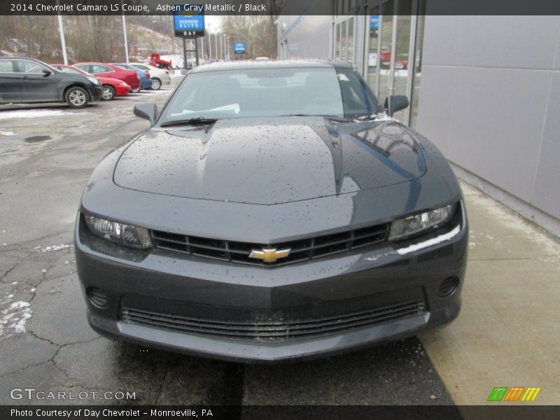 Ashen Gray Metallic / Black 2014 Chevrolet Camaro LS Coupe