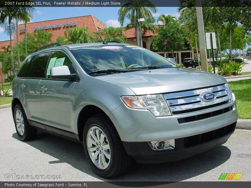 Pewter Metallic / Medium Light Stone 2007 Ford Edge SEL Plus