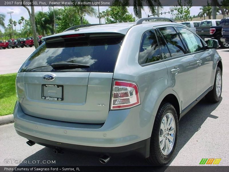 Pewter Metallic / Medium Light Stone 2007 Ford Edge SEL Plus