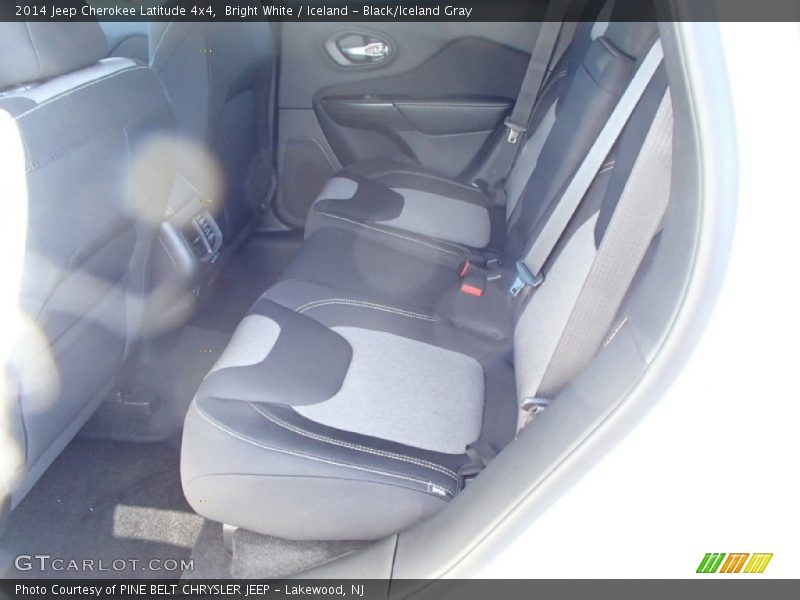 Bright White / Iceland - Black/Iceland Gray 2014 Jeep Cherokee Latitude 4x4
