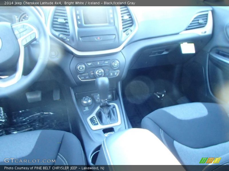 Bright White / Iceland - Black/Iceland Gray 2014 Jeep Cherokee Latitude 4x4
