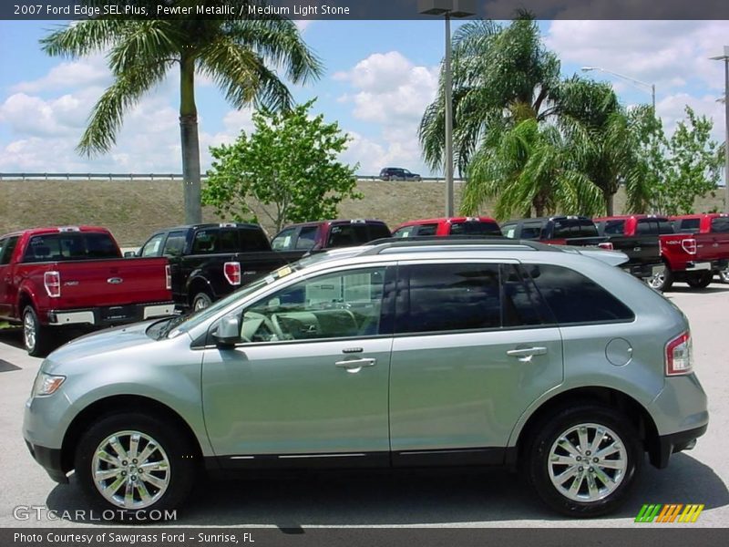 Pewter Metallic / Medium Light Stone 2007 Ford Edge SEL Plus