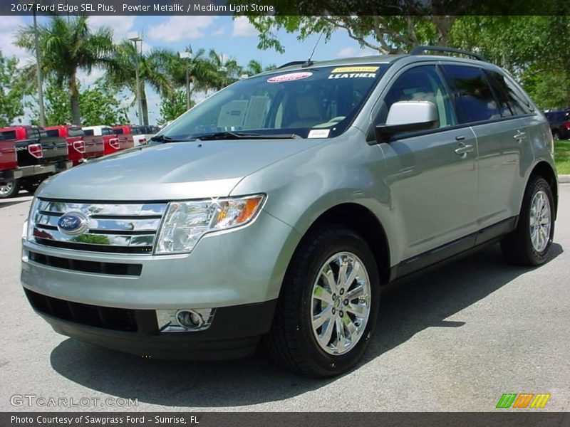 Pewter Metallic / Medium Light Stone 2007 Ford Edge SEL Plus