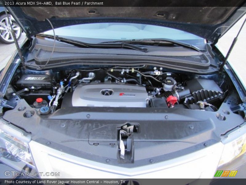 Bali Blue Pearl / Parchment 2013 Acura MDX SH-AWD