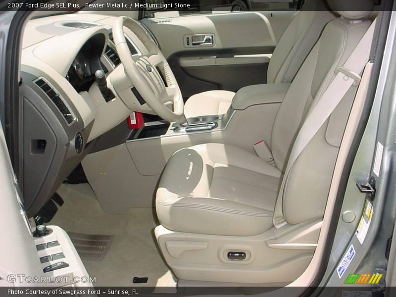 Pewter Metallic / Medium Light Stone 2007 Ford Edge SEL Plus