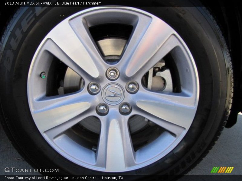 Bali Blue Pearl / Parchment 2013 Acura MDX SH-AWD