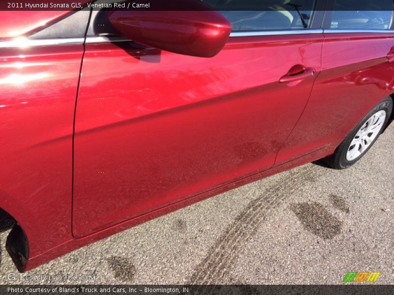Venetian Red / Camel 2011 Hyundai Sonata GLS