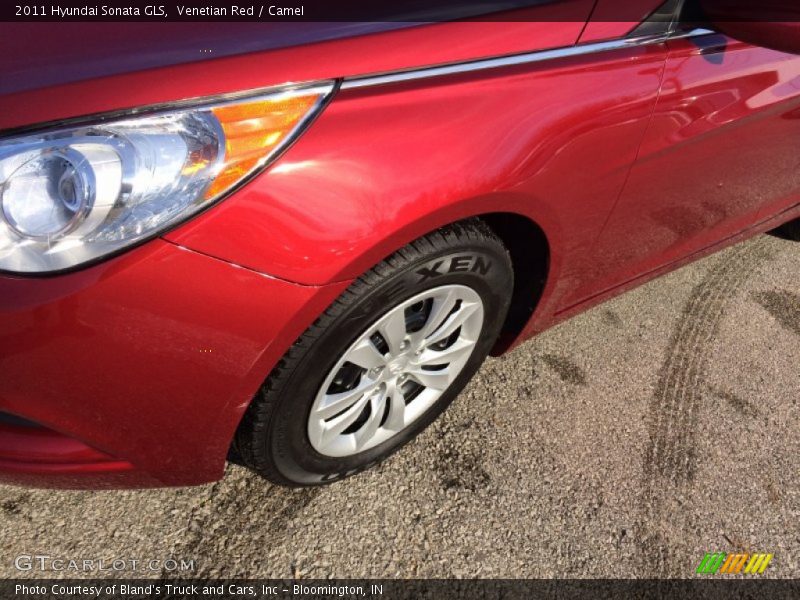 Venetian Red / Camel 2011 Hyundai Sonata GLS