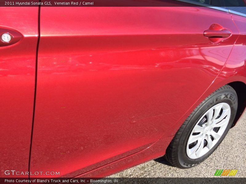 Venetian Red / Camel 2011 Hyundai Sonata GLS