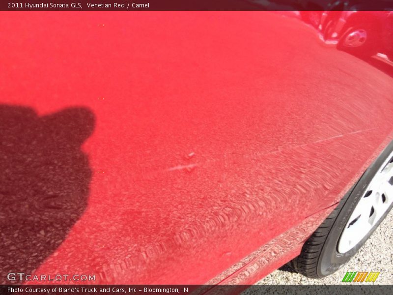 Venetian Red / Camel 2011 Hyundai Sonata GLS
