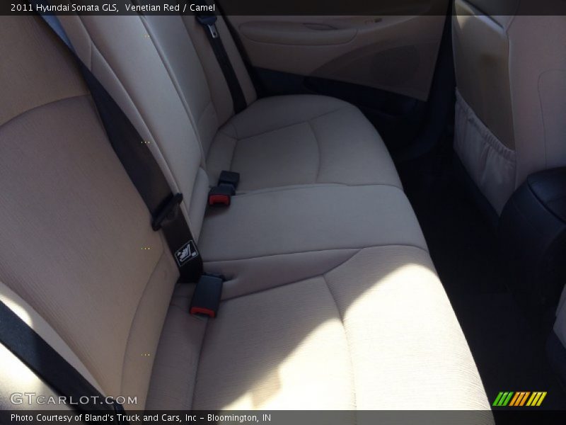 Venetian Red / Camel 2011 Hyundai Sonata GLS