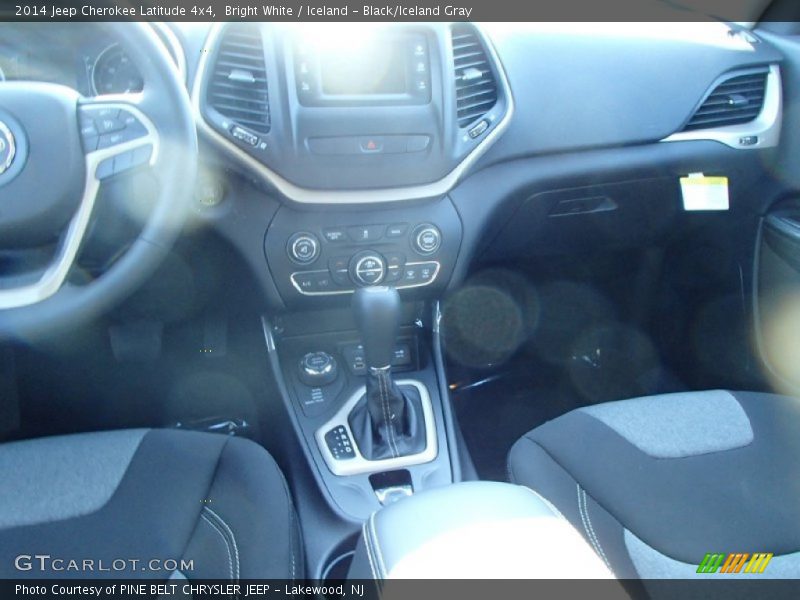 Bright White / Iceland - Black/Iceland Gray 2014 Jeep Cherokee Latitude 4x4
