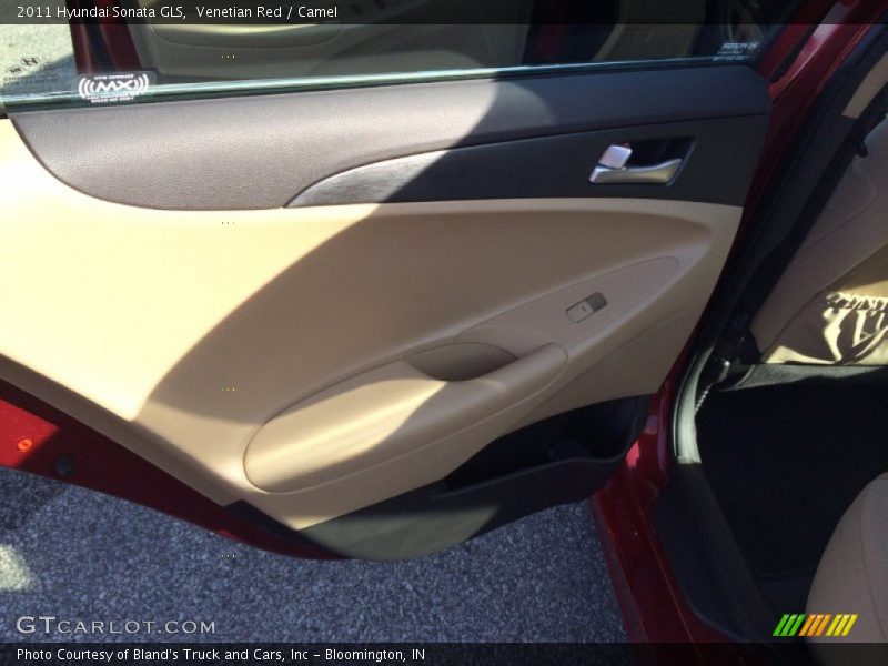 Venetian Red / Camel 2011 Hyundai Sonata GLS